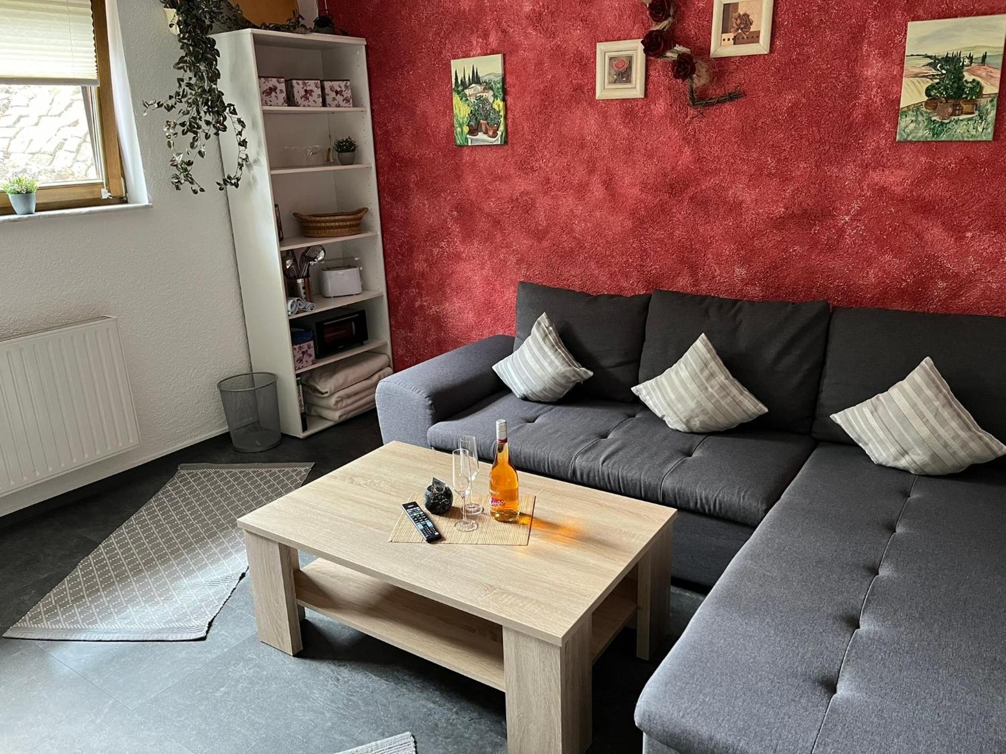 Ferienwohnung Hoppelnase Mit Eigener Sauna Langenstein Esterno foto