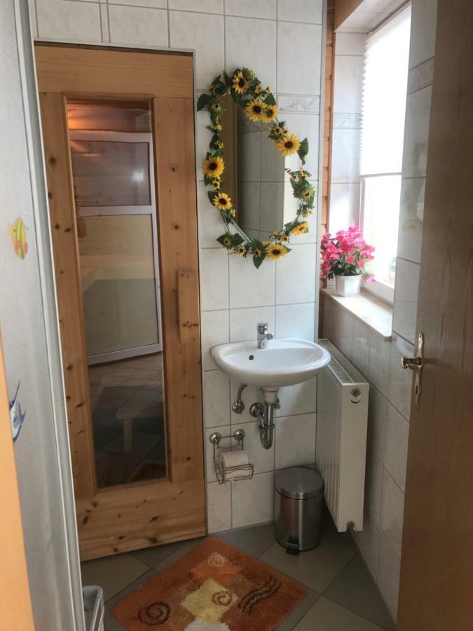 Ferienwohnung Hoppelnase Mit Eigener Sauna Langenstein Esterno foto