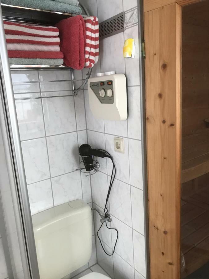 Ferienwohnung Hoppelnase Mit Eigener Sauna Langenstein Esterno foto